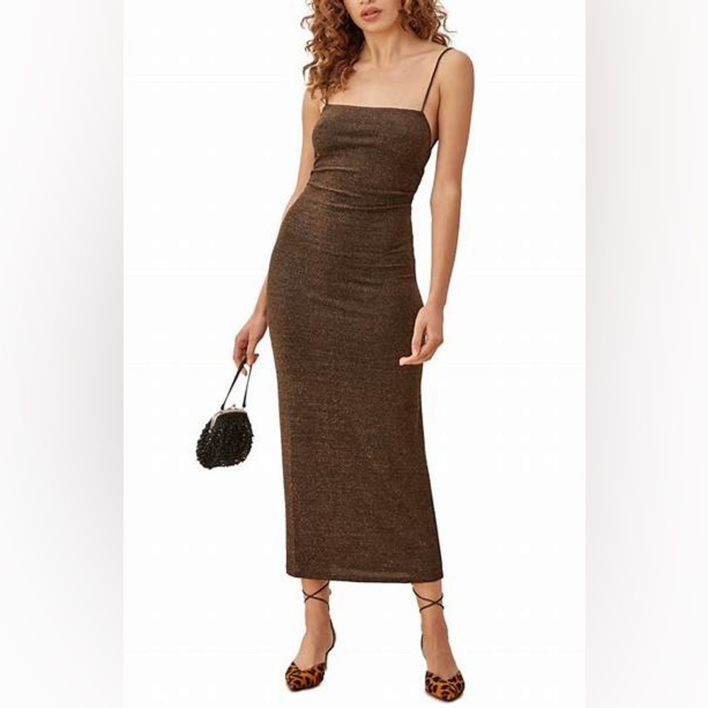 Reformation Breslin Sparkle Dress